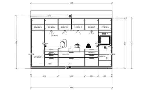 Einbauküche TAR + AVO